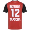 Camiseta de fútbol Bayer 04 Leverkusen Edmond Tapsoba 12 Primera Equipación 2024-25 - Hombre